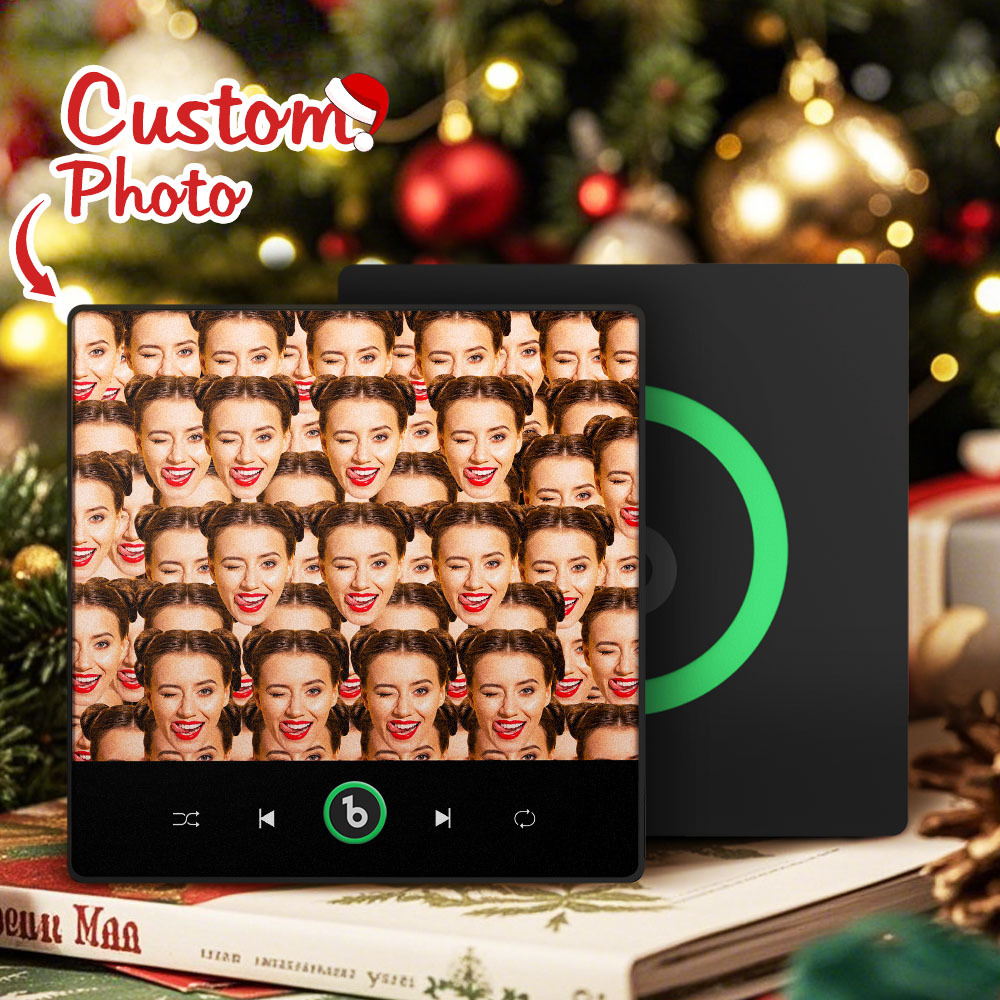 Personalisierte Gesichts-musik-kühlschrankmagnete, Personalisierte Musik-magnete, Ideales Weihnachtsgeschenk Für Ihn