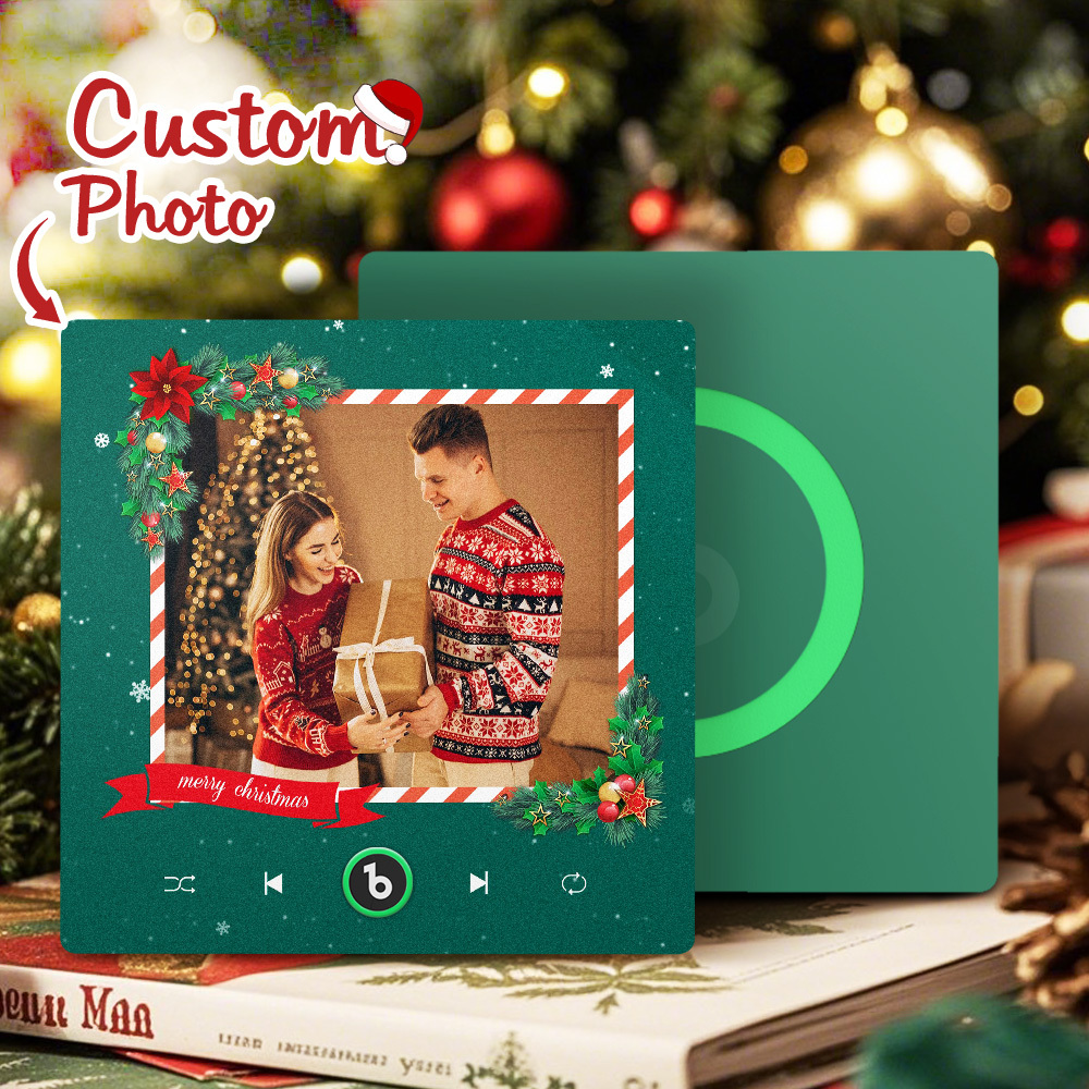 Personalisierte Weihnachtsmusik-kühlschrankmagnete, Personalisierte Musikmagnete, Ideales Weihnachtsgeschenk Für Freunde