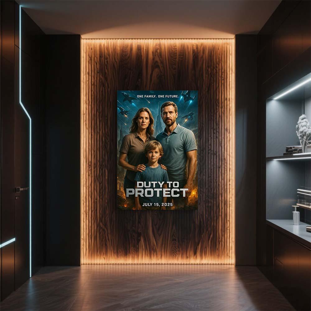 Benutzerdefiniertes Filmposter Personalisiertes High-tech-filmposter Poster Mit Futuristischen Effekten Beste Filme Aller Zeiten Kunstposter - DePhotoBoxer