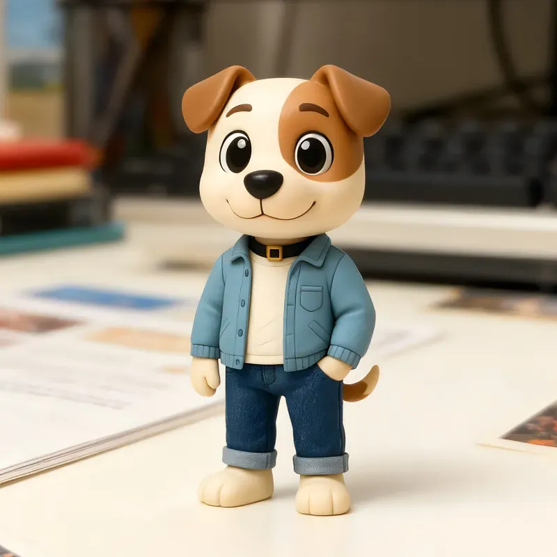 Personalisierte 3d-charakterfigur Aus Foto, Einzigartige Schreibtischdekoration Fürs Büro