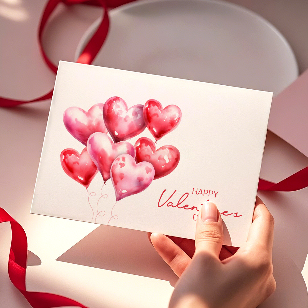 Glückliche Valentinstagskarte. Valentinstagskarte. Nachrichten. Glückliche Valentinstagskarte. Lustig - DePhotoBoxer