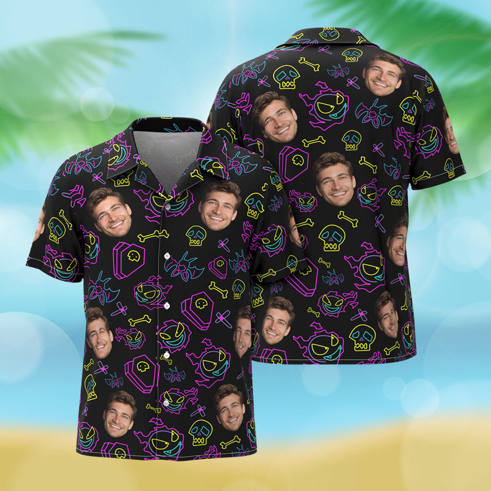 Sommergeschenke benutzerdefinierte Gesicht Hawaiihemden mit vielen Mustern coole Shirts Geschenke für Männer