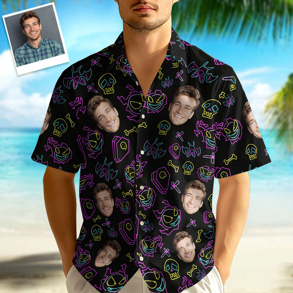 Sommergeschenke benutzerdefinierte Gesicht Hawaiihemden mit vielen Mustern coole Shirts Geschenke für Männer