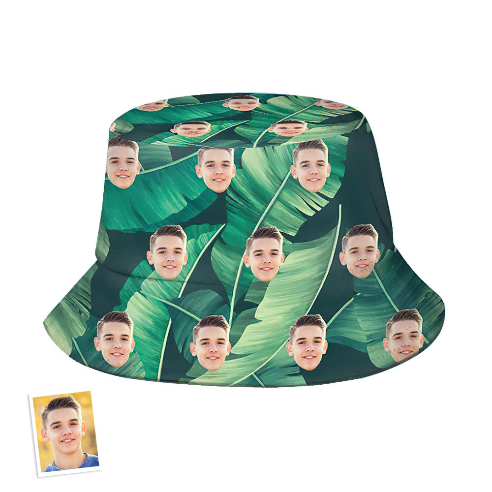 Personalisierte Blätter Hawaiian Fisherman Hat Bucket Hat Beach Sports Hat