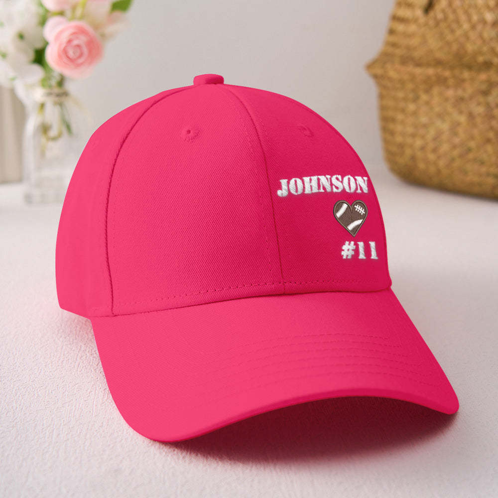Personalisierte Fußballmannschaftskappen, Baseballmützen, Geschenkidee Zum Spieltag Für Teamkollegen Und Sportfans - DePhotoBoxer