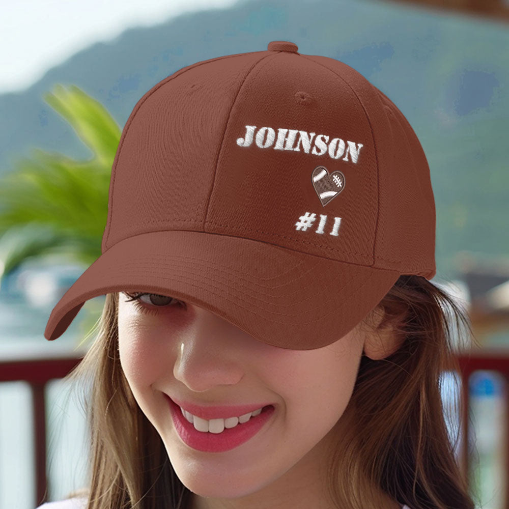Personalisierte Fußballmannschaftskappen, Baseballmützen, Geschenkidee Zum Spieltag Für Teamkollegen Und Sportfans - DePhotoBoxer