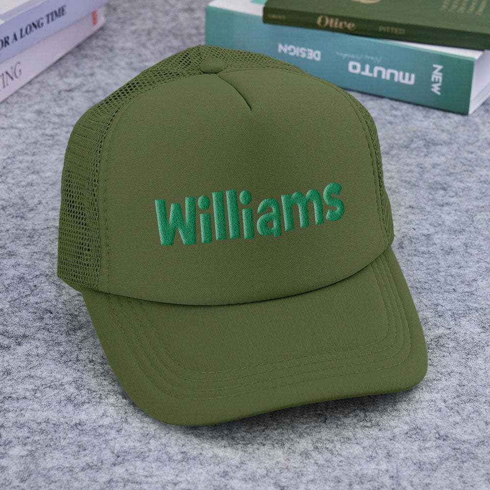 Benutzerdefinierte Trucker-mütze Mit Puff-print, Personalisierte Trucker-mütze Aus Schaumstoff Für Erwachsene - DePhotoBoxer