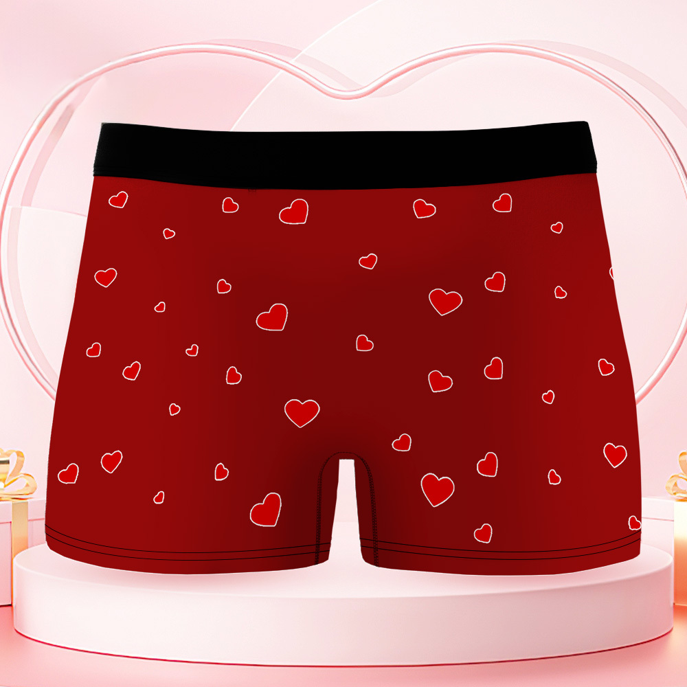 Personalisierte Herren-boxershorts „ich Hab’s Abgeleckt, Also Gehört’s Mir" – Freches Paar - DePhotoBoxer