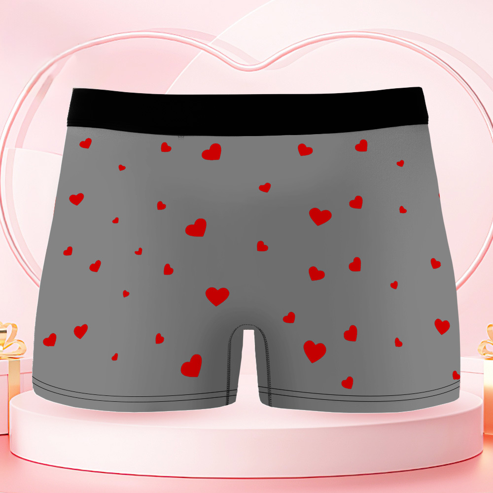 Personalisierte Herren-boxershorts „ich Hab’s Abgeleckt, Also Gehört’s Mir" – Freches Paar - DePhotoBoxer