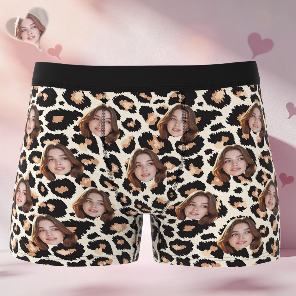 Personalisierte Valentinstags-boxershorts, Personalisierte Herrenunterwäsche, Individuelles Geschenk Für Paare, Personalisierte Boxershorts Für Den Ehemann Mit Gesichtsaufdruck
