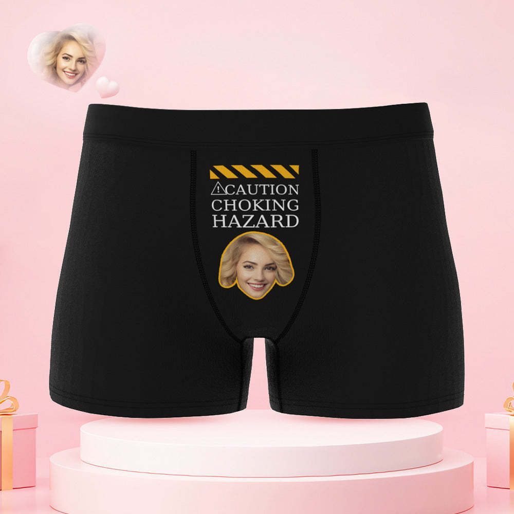 Personalisierte Gesichts-paar-unterwäsche, Erstickungsgefahr, Personalisierte Unterwäsche, Valentinstagsgeschenk - DePhotoBoxer