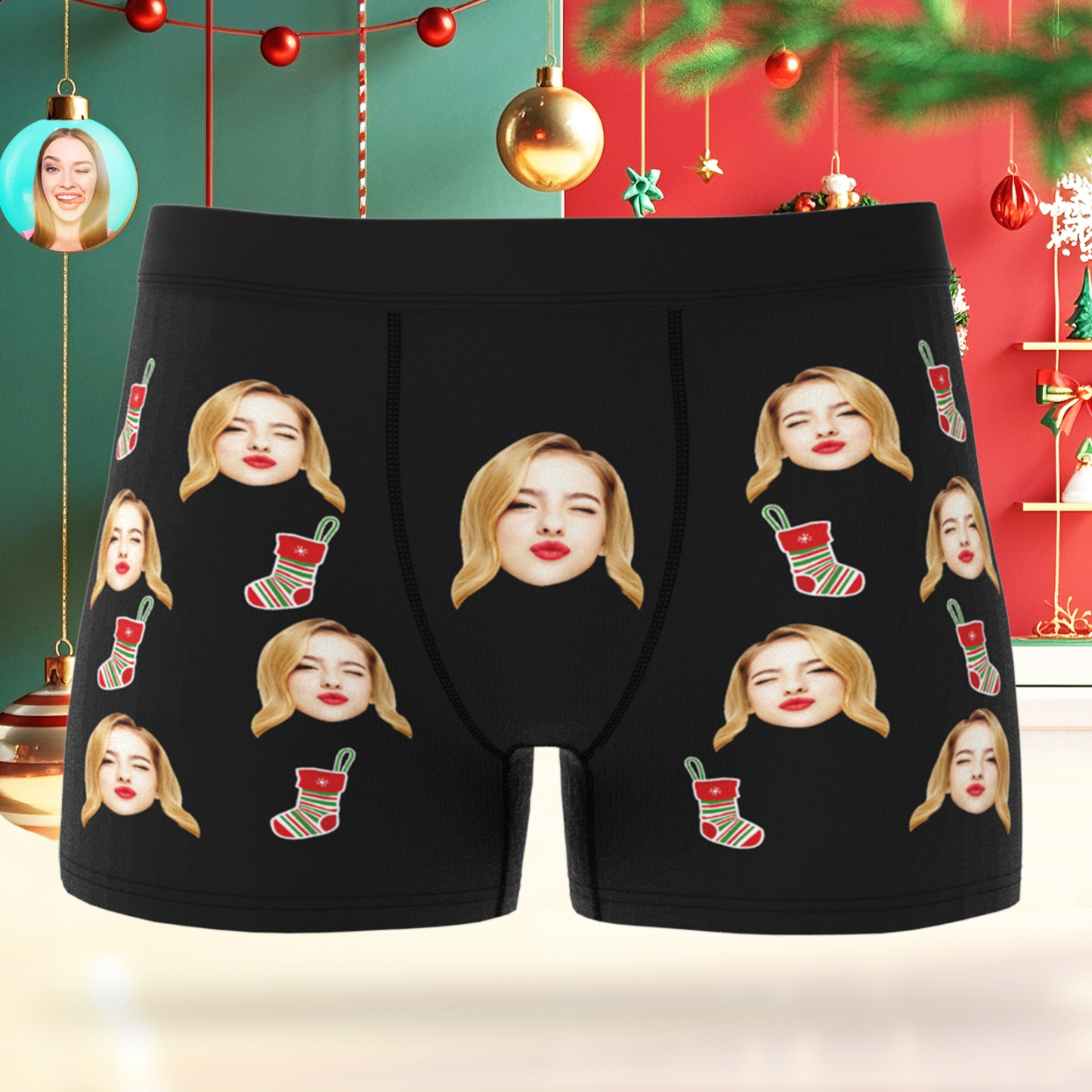 Benutzerdefinierte Unterwäsche Benutzerdefinierte Foto-boxershorts Personalisierte Geschenke Für Liebhaber - DePhotoBoxer