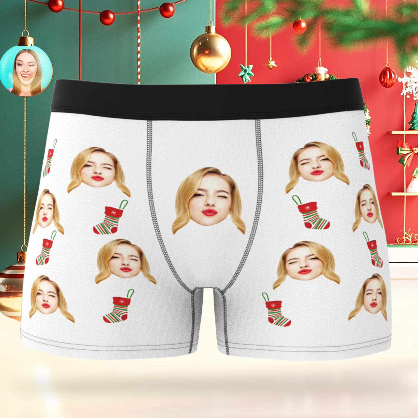 Benutzerdefinierte Unterwäsche Benutzerdefinierte Foto-boxershorts Personalisierte Geschenke Für Liebhaber - DePhotoBoxer