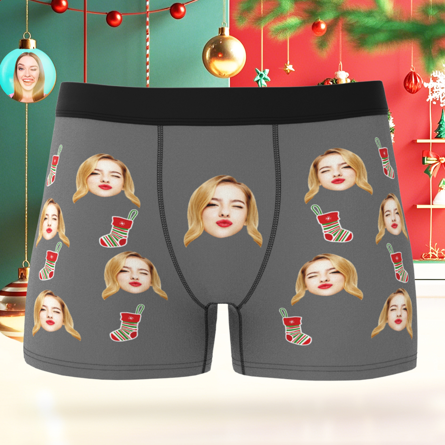 Benutzerdefinierte Unterwäsche Benutzerdefinierte Foto-boxershorts Personalisierte Geschenke Für Liebhaber - DePhotoBoxer
