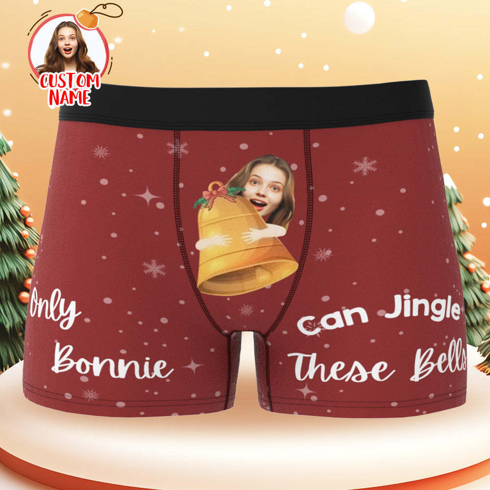 Kundenspezifische Gesichtshöschen Mit Schüttelglocken, Weihnachtsgeschenke Für Jungen