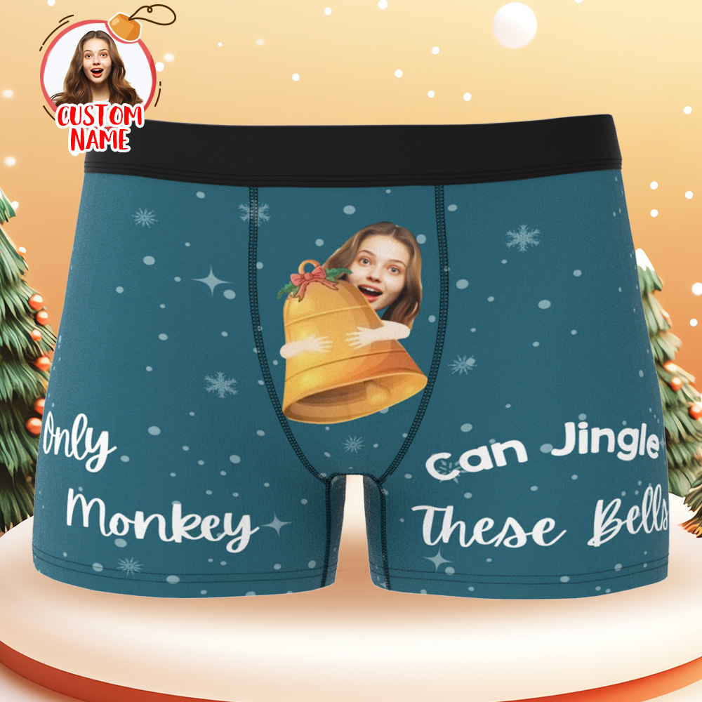 Kundenspezifische Gesichtshöschen Mit Schüttelglocken, Weihnachtsgeschenke Für Jungen