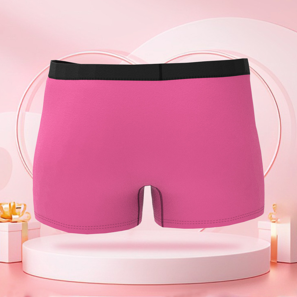 Personalisierter Foto-Slip mit Geschenkmuster, Valentinstag-Boxershorts mit personalisiertem Gesicht, Valentinstagsgeschenk für den Freund