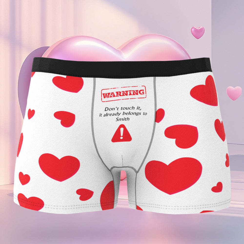 Maßgeschneiderte Valentinstag-boxershorts Für Damen In Gesichtsform. Valentinstagsgeschenk Für Den Freund - DePhotoBoxer