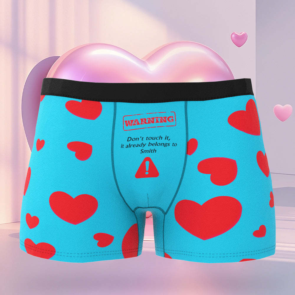 Maßgeschneiderte Valentinstag-boxershorts Für Damen In Gesichtsform. Valentinstagsgeschenk Für Den Freund - DePhotoBoxer