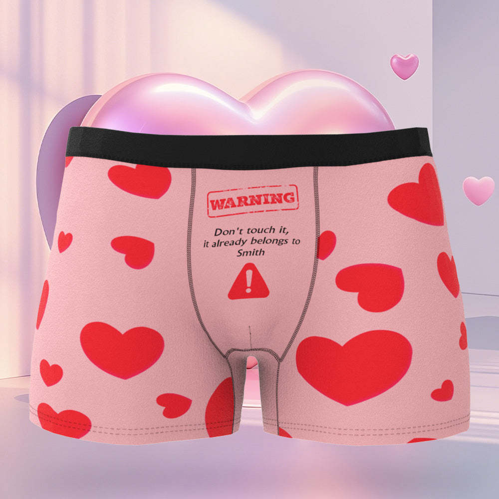 Maßgeschneiderte Valentinstag-boxershorts Für Damen In Gesichtsform. Valentinstagsgeschenk Für Den Freund - DePhotoBoxer