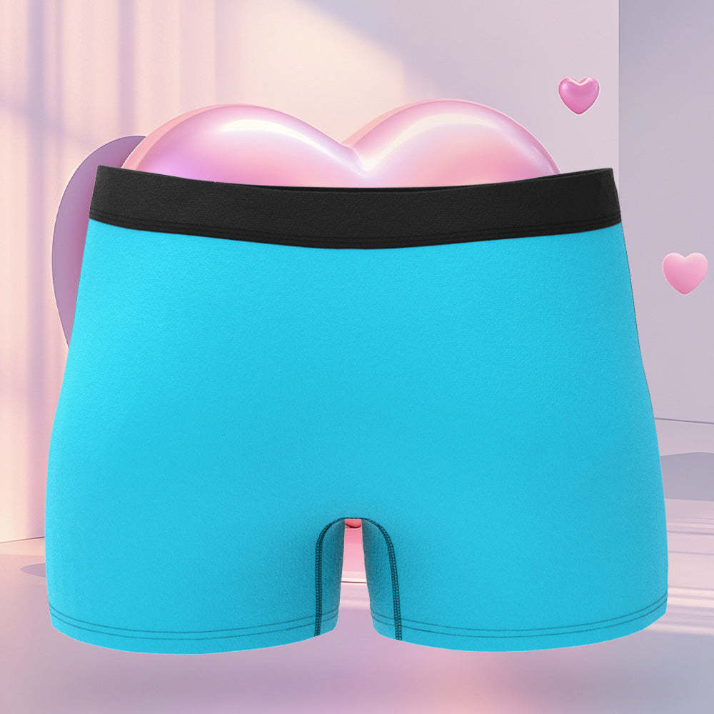 Benutzerdefinierte Valentinstag-boxershorts Mit Individuellem Gesicht Und Oktopus. Valentinstagsgeschenk Für Freund - DePhotoBoxer