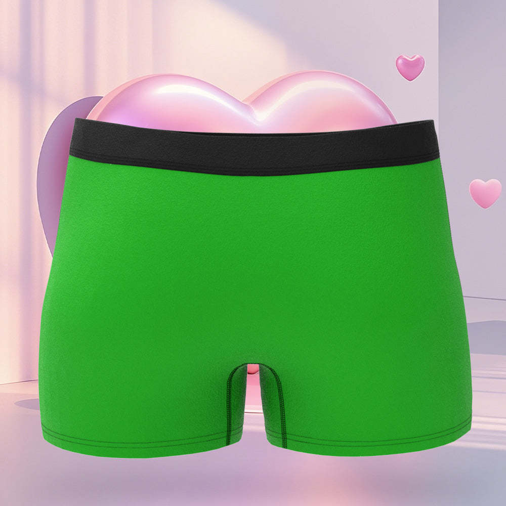 Benutzerdefinierte Valentinstag-boxershorts Mit Individuellem Gesicht Und Oktopus. Valentinstagsgeschenk Für Freund - DePhotoBoxer