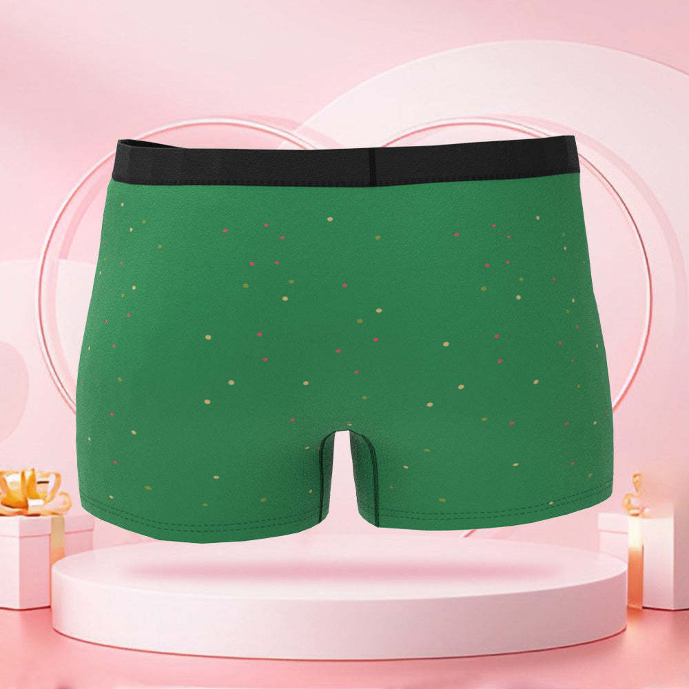 Individuell Bedruckte Boxershorts Mit Wurstmuster, Lustige Parodie, Valentinstagsgeschenk Für Freund - DePhotoBoxer