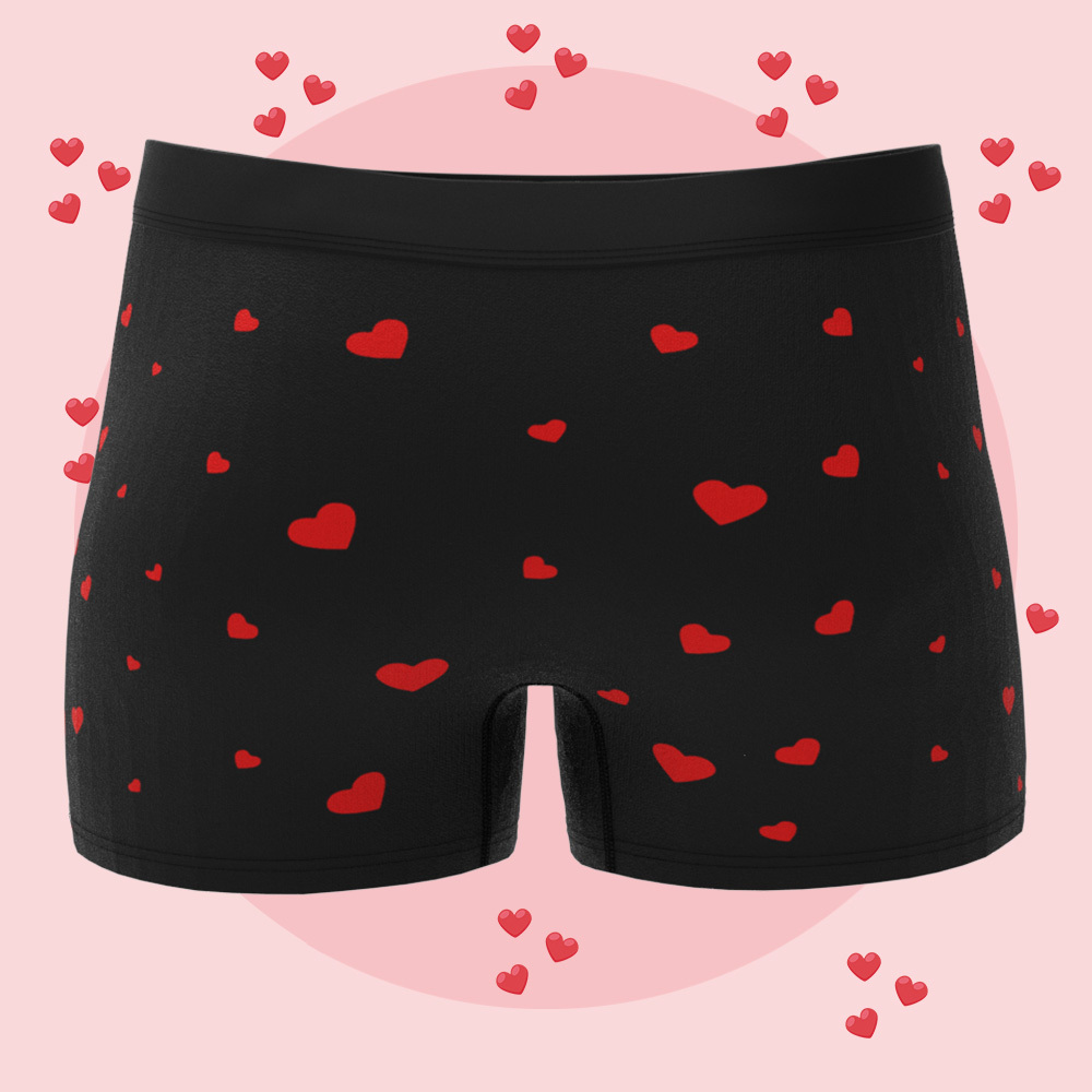 Personalisierte Herren-boxershorts Mit Aufschrift „i Licked It So It's Mine Naughty Couple" - DePhotoBoxer
