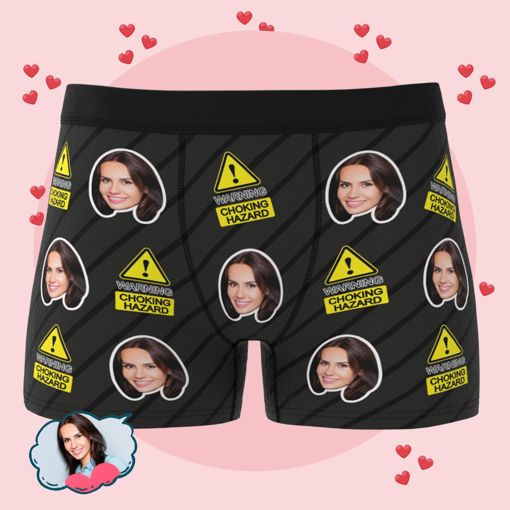 Personalisierte Herren-boxershorts Mit Bild, Individuelle Unterwäsche, Geschenk, Personalisierte Gesichtsunterwäsche - DePhotoBoxer