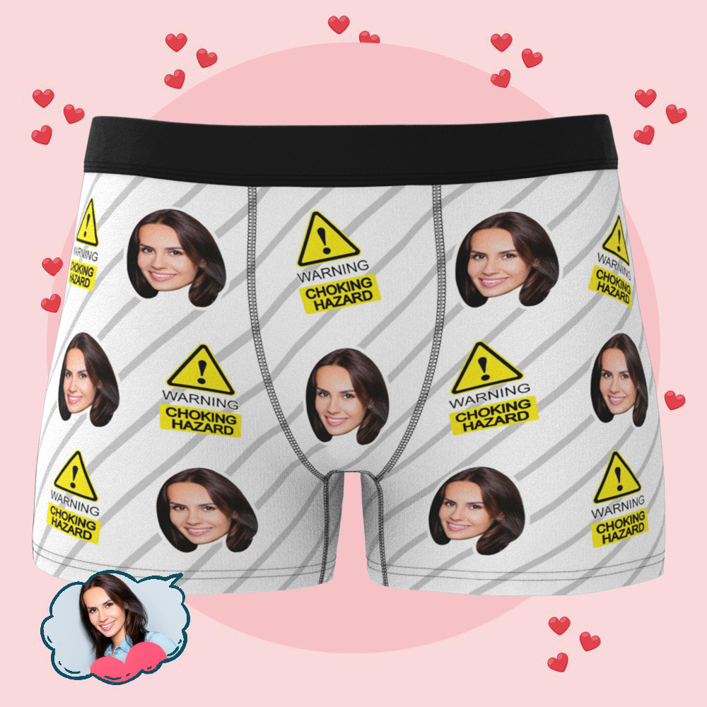 Personalisierte Herren-boxershorts Mit Bild, Individuelle Unterwäsche, Geschenk, Personalisierte Gesichtsunterwäsche - DePhotoBoxer