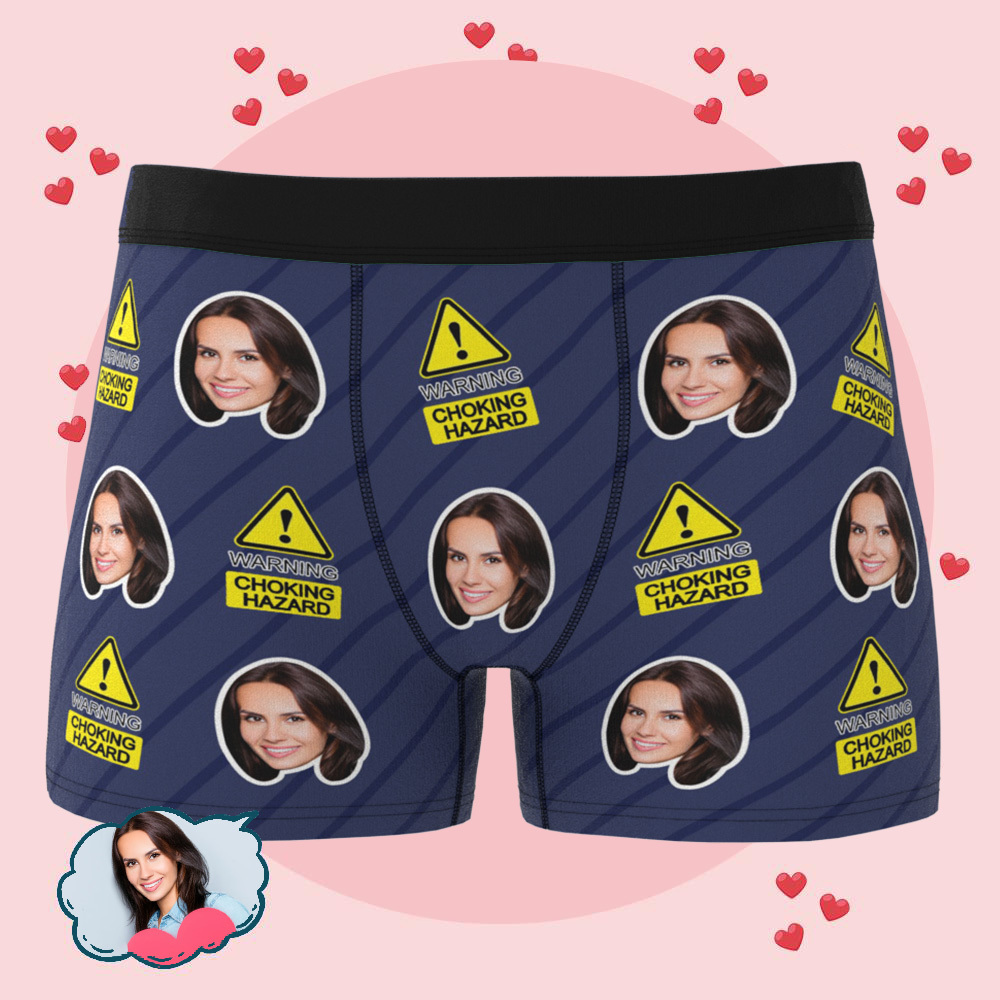 Personalisierte Herren-boxershorts Mit Bild, Individuelle Unterwäsche, Geschenk, Personalisierte Gesichtsunterwäsche - DePhotoBoxer
