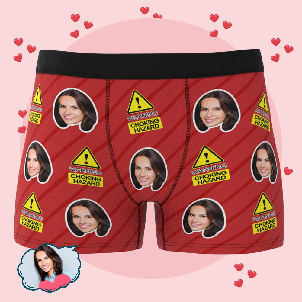 Personalisierte Herren-boxershorts Mit Bild, Individuelle Unterwäsche, Geschenk, Personalisierte Gesichtsunterwäsche - DePhotoBoxer