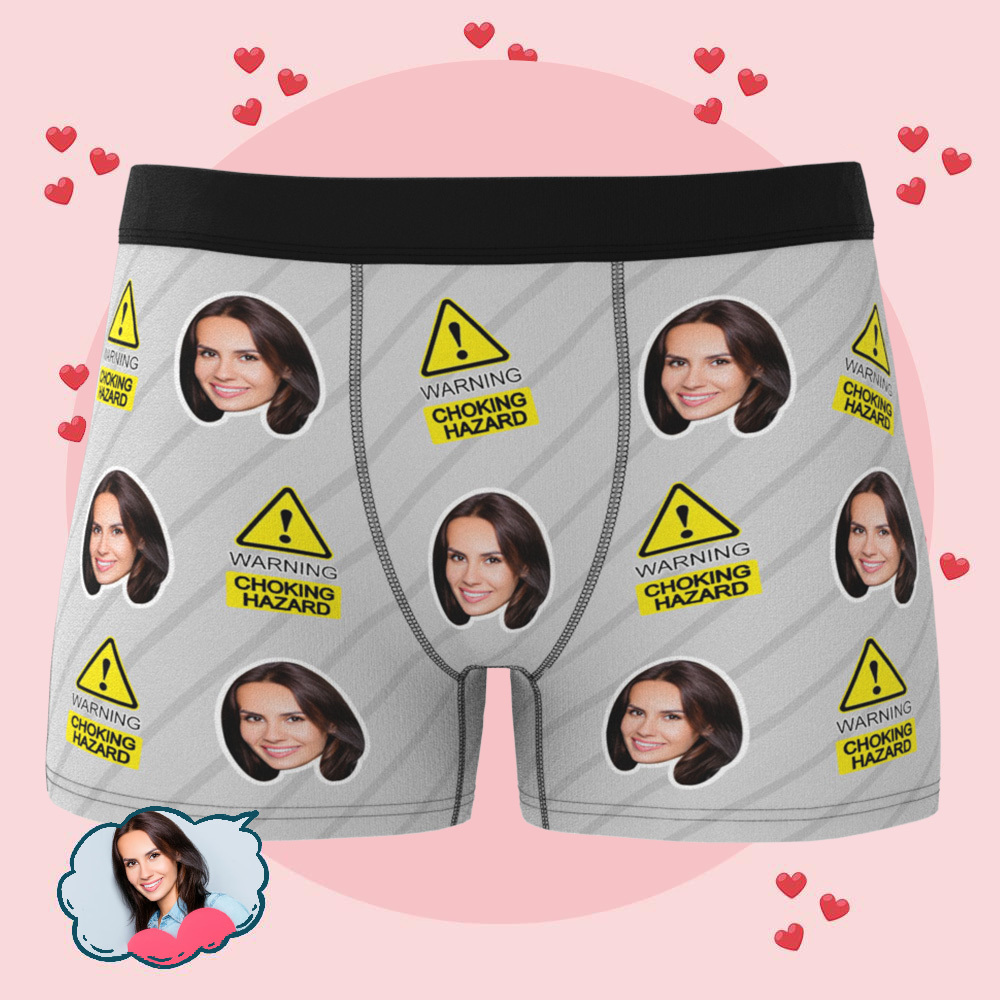 Personalisierte Herren-boxershorts Mit Bild, Individuelle Unterwäsche, Geschenk, Personalisierte Gesichtsunterwäsche - DePhotoBoxer