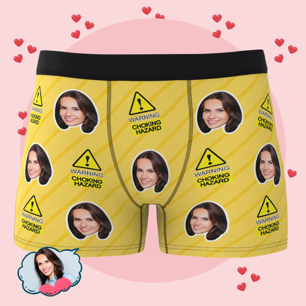 Personalisierte Herren-boxershorts Mit Bild, Individuelle Unterwäsche, Geschenk, Personalisierte Gesichtsunterwäsche - DePhotoBoxer