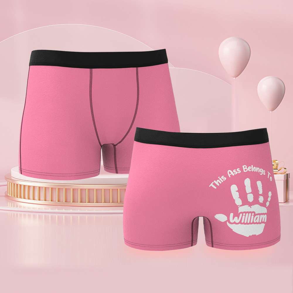 Benutzerdefinierter Name Boxer Freche Geschenke Für Freund Personalisierter Boxer Für Männer 1 Stück - DePhotoBoxer