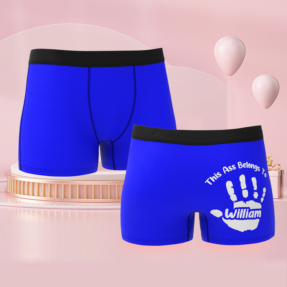 Benutzerdefinierter Name Boxer Freche Geschenke Für Freund Personalisierter Boxer Für Männer 1 Stück - DePhotoBoxer