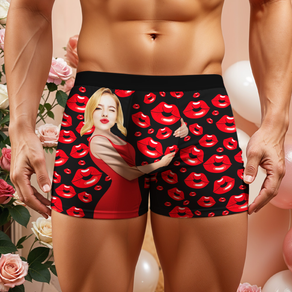Personalisierte Boxershorts Mit Gesicht Für Ehemann/freund, Personalisierte Boxershorts, Gesichtsunterwäsche, Unterwäsche Mit Foto, Jahrestags-/geburtstagsgeschenk Für Ihn
