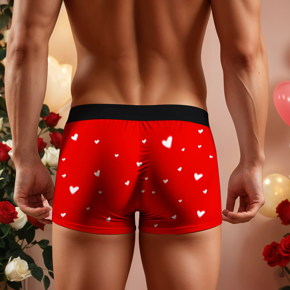 Personalisierte Herrenunterwäsche Mit Gesichtsmotiv – Das Perfekte Geschenk Zum Jahrestag, Geburtstag Oder Valentinstag Für Ihn Und Seinen Freund. - DePhotoBoxer