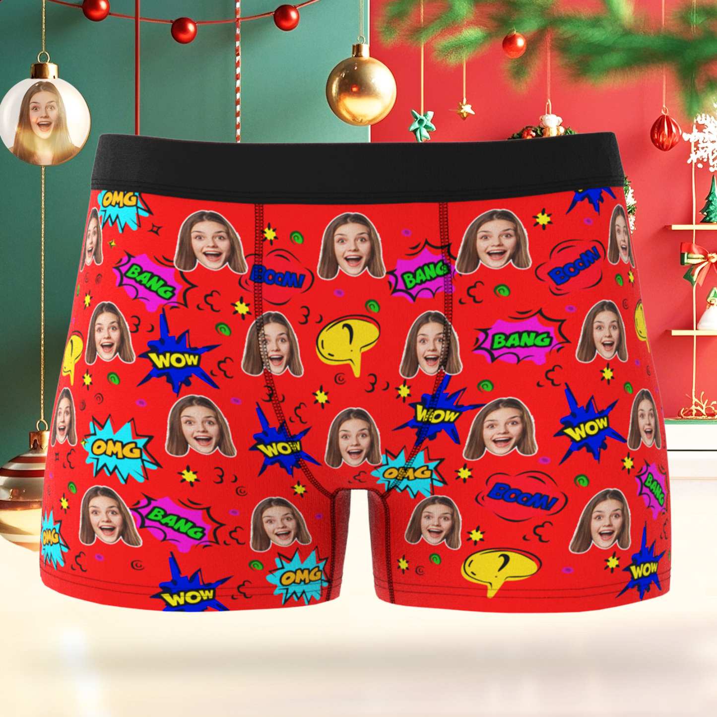 Personalisierte Superhelden-unterwäsche Für Herren – Unterwäsche Mit Foto – Geschenk Für Den Freund - DePhotoBoxer