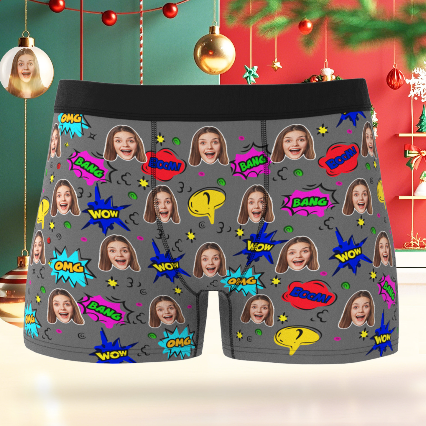 Personalisierte Superhelden-unterwäsche Für Herren – Unterwäsche Mit Foto – Geschenk Für Den Freund - DePhotoBoxer