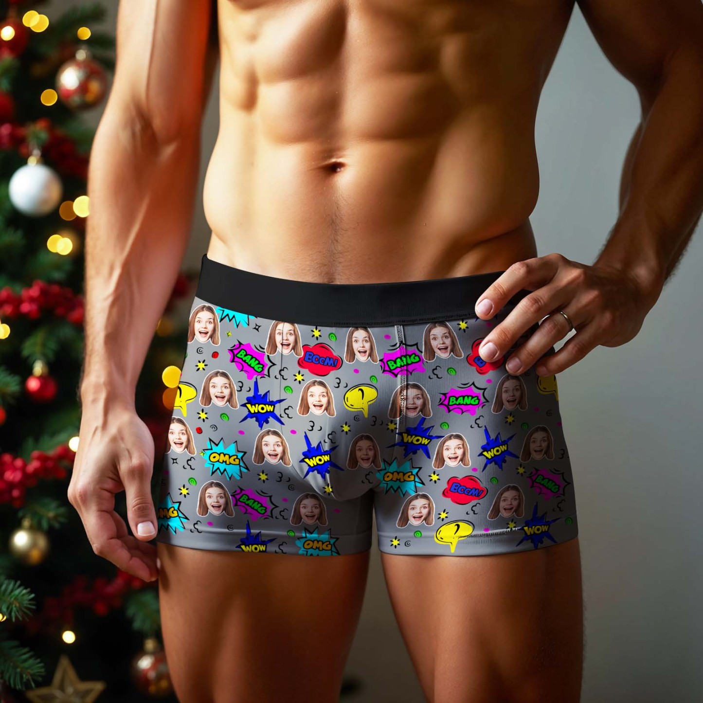 Personalisierte Superhelden-unterwäsche Für Herren – Unterwäsche Mit Foto – Geschenk Für Den Freund - DePhotoBoxer