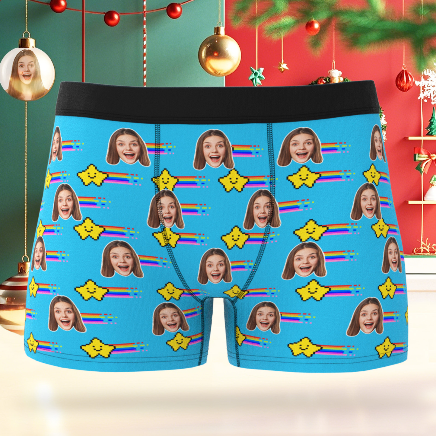 Personalisierte Fotoboxershorts – Individuelle Fotounterwäsche – Geschenk Für Den/die Liebste/n - DePhotoBoxer