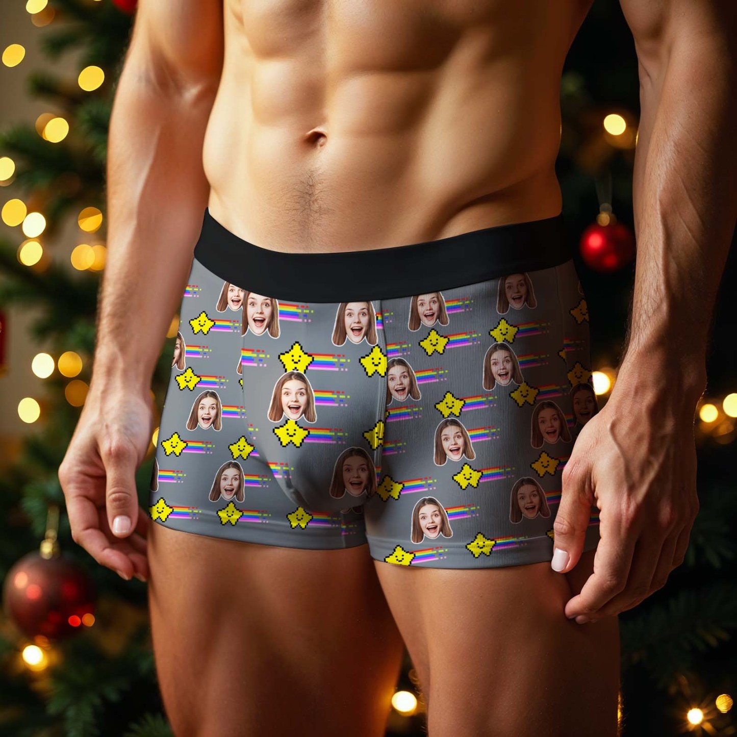 Personalisierte Fotoboxershorts – Individuelle Fotounterwäsche – Geschenk Für Den/die Liebste/n - DePhotoBoxer