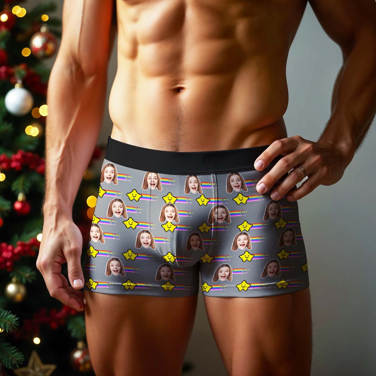 Personalisierte Fotoboxershorts – Individuelle Fotounterwäsche – Geschenk Für Den/die Liebste/n - DePhotoBoxer