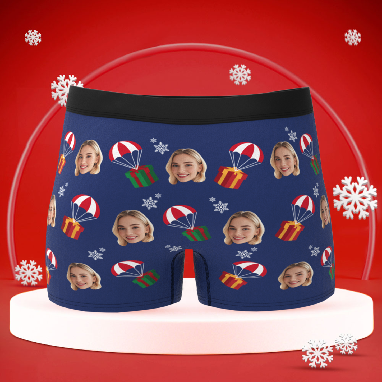 Personalisierte Boxershorts Mit Weihnachtsmotiv, Lustiges Geschenk, Ideales Weihnachtsgeschenk Für Freund, Ehemann Oder Paare - DePhotoBoxer