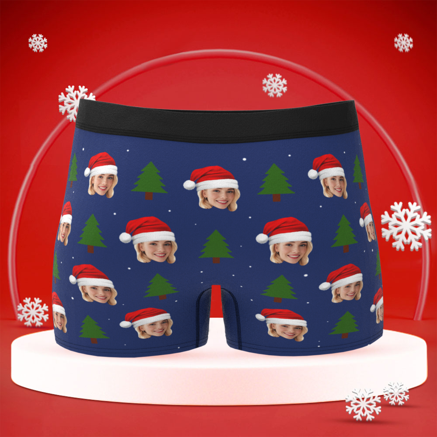 Personalisierte Boxershorts Mit Weihnachtsmotiv, Lustiges Geschenk, Ideales Weihnachtsgeschenk Für Freund, Ehemann Oder Paare - DePhotoBoxer