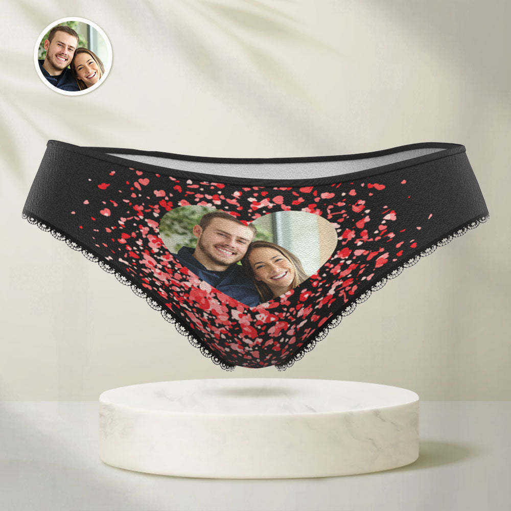 Benutzerdefinierte Gesicht Frauen Höschen Personalisierte Foto Unterwäsche Streut Liebe Geschenke Für Liebhaber