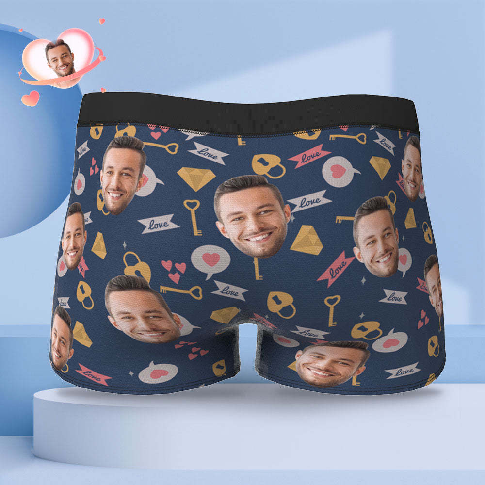 Benutzerdefinierte Gesicht Boxer Slips Personalisierte Männer Boxer Shorts Lustiges Geschenk für Männer