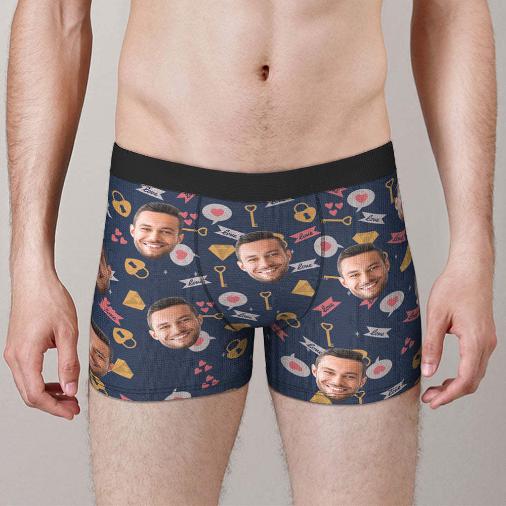 Benutzerdefinierte Gesicht Boxer Slips Personalisierte Männer Boxer Shorts Lustiges Geschenk für Männer