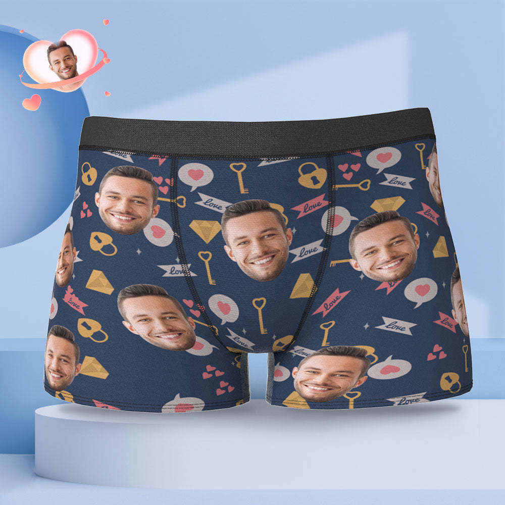 Benutzerdefinierte Gesicht Boxer Slips Personalisierte Männer Boxer Shorts Lustiges Geschenk für Männer